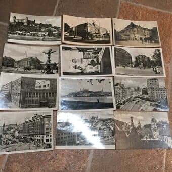 staré pohledy Bartislava Slovensko Prešburk