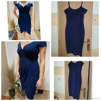 Modré šaty vel.m,l