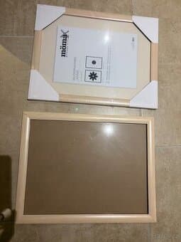 2x stylový  dubový fotorámeč  30 x 40 cm drevo