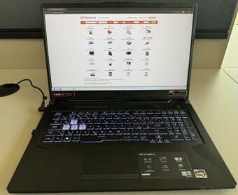ASUS TUF Gaming A17, Ryzen 7, RTX 3070, FA706QR na ND