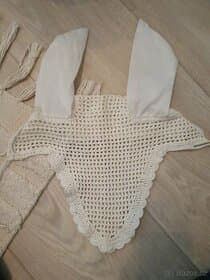 Čabraka na koně bílá