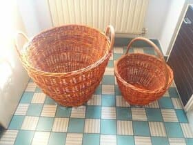 ručně pletené košíky