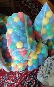 Plastové koule 6 cm na válení přes 500 ks