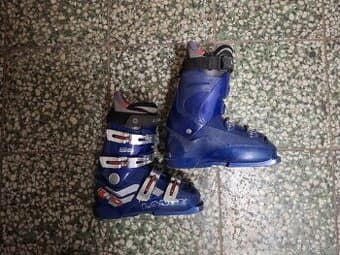 Prodám dětské lyžařské boty modré