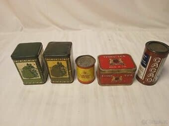 Starožitné reklamní plechovky 3