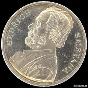 Medaile Bedřich Smetana 1894, Stříbro 51,6 gramu