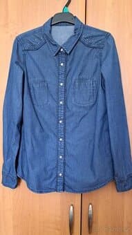 Dámská/dívčí riflová KOŠILE 36/38 Butik