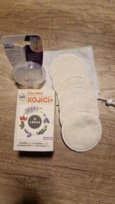 Chrániče na bradavky, prsní vložky  čaj