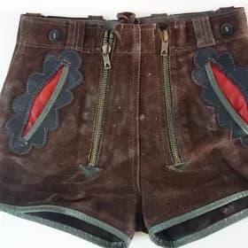 Kraťasy kůže leder Hossen