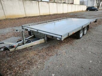 Hydraulicky sklopný přívěs (4,17 x 2,09) ALU Plato - 13"