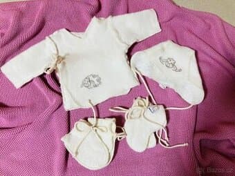 Set pro novorozence ze 100% ovčí vlny Merino (Ovečkárna)