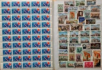 Prodám známky v albu. Rusko.