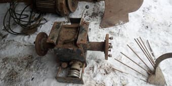 Převodovka k elektromotoru na dvoukolový malotraktor