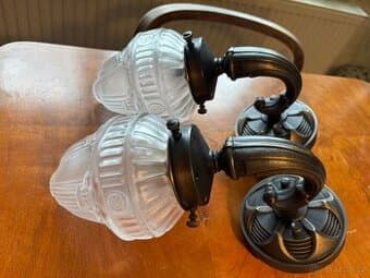 Staré asi mosazné lampy / světla