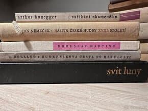 Mix starších knih o hudbě