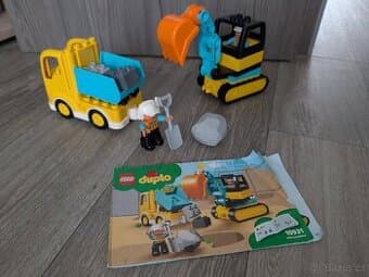 Lego Duplo 10931 Náklaďák a pásový bagr