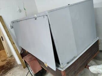 Plechová nástavba na vozík