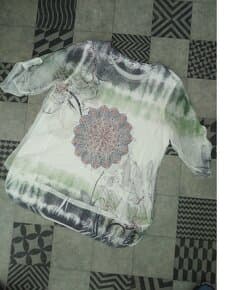 Halenka - tunika mandala, 2 vrstvy, vel. L - XL