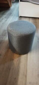 Taburet šedý
