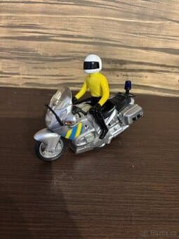 Policejní motorka světlo zvuk + figurka