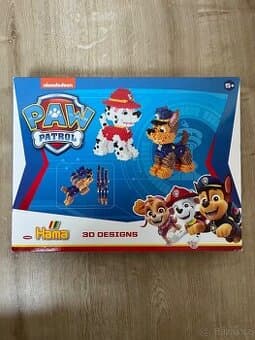 Zažehlovací korálky Tlapková patrola 3D - NOVÉ.
