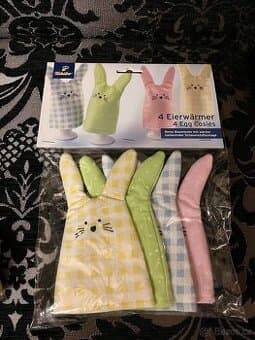 4 ks  NOVÉ jarní návleky na vajíčka/vejce TCHIBO