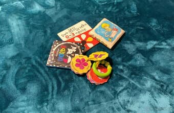 Sada pro nejmenší: Leporela, knížka do vany a kousátko