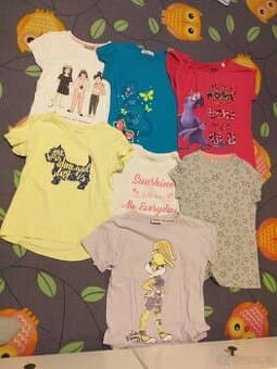 Trička, trika kr. rukáv vel. 146/152