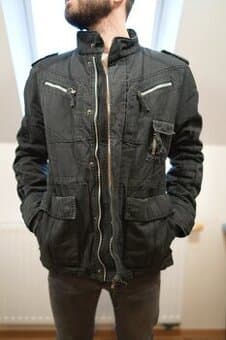 Bunda Kenvelo v leteckém / motorkářském vintage stylu