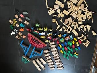 Dřevěné vláčky - koleje - doplňky