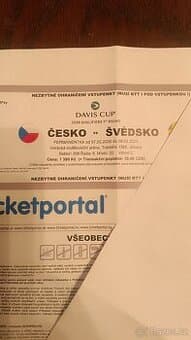 Vstupenka na Davis Cup