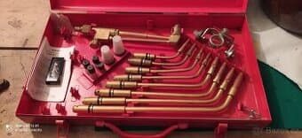 Sada plynových hořáků