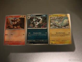 Pokémon kartičky (3ks)