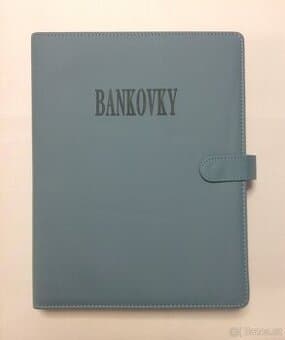 Album na bankovky, modrý, novy
