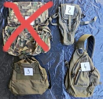 Batohy a taška na dalekohled ZRAK