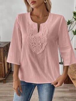 Halenka s krajkovým zdobením vel 44