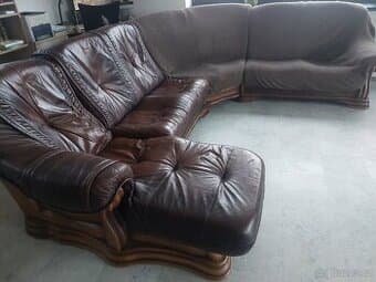 Kožená sedací souprava