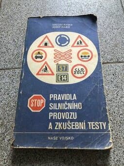 Učebnice Pravidla silničního provozu 1977.