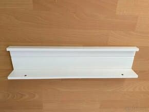 Věšák na obrazy IKEA MOSSLANDA, bílý, 55 cm