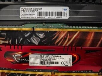 DDR 3 různé druhy 8gb a 4gb