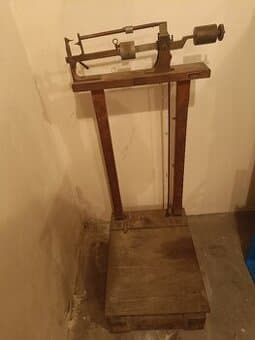 váha  decimálka - retro