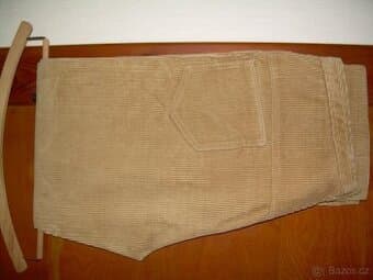 dámské manšestrové kalhoty vel.S, L