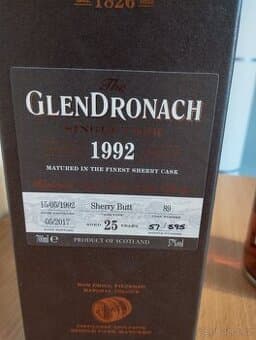 Whisky Glendronach 1992 25 year old  cask #89