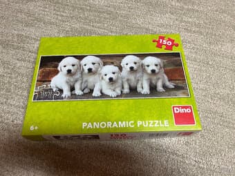 Puzzle Dino panoramic 150 dílků Pejsci