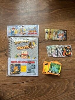 Pokemon album Artbox 199 + všechny samolepky
