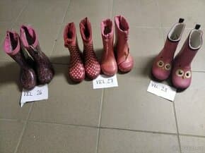 Dívčí gumáky ,27