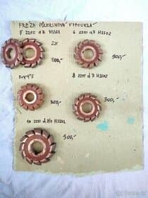 Fréza půlkruhová vypouklá