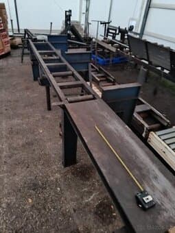 VÁLEČKOVÝ DOPRAVNÍK S ODKLÁDACÍM PROSTOREM 350cm délka