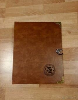 Album na bankovky, hnědý, novy