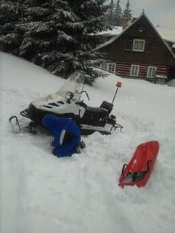 Buran motor 4takt kohler + sáně, prodloužená verze r.v.2017